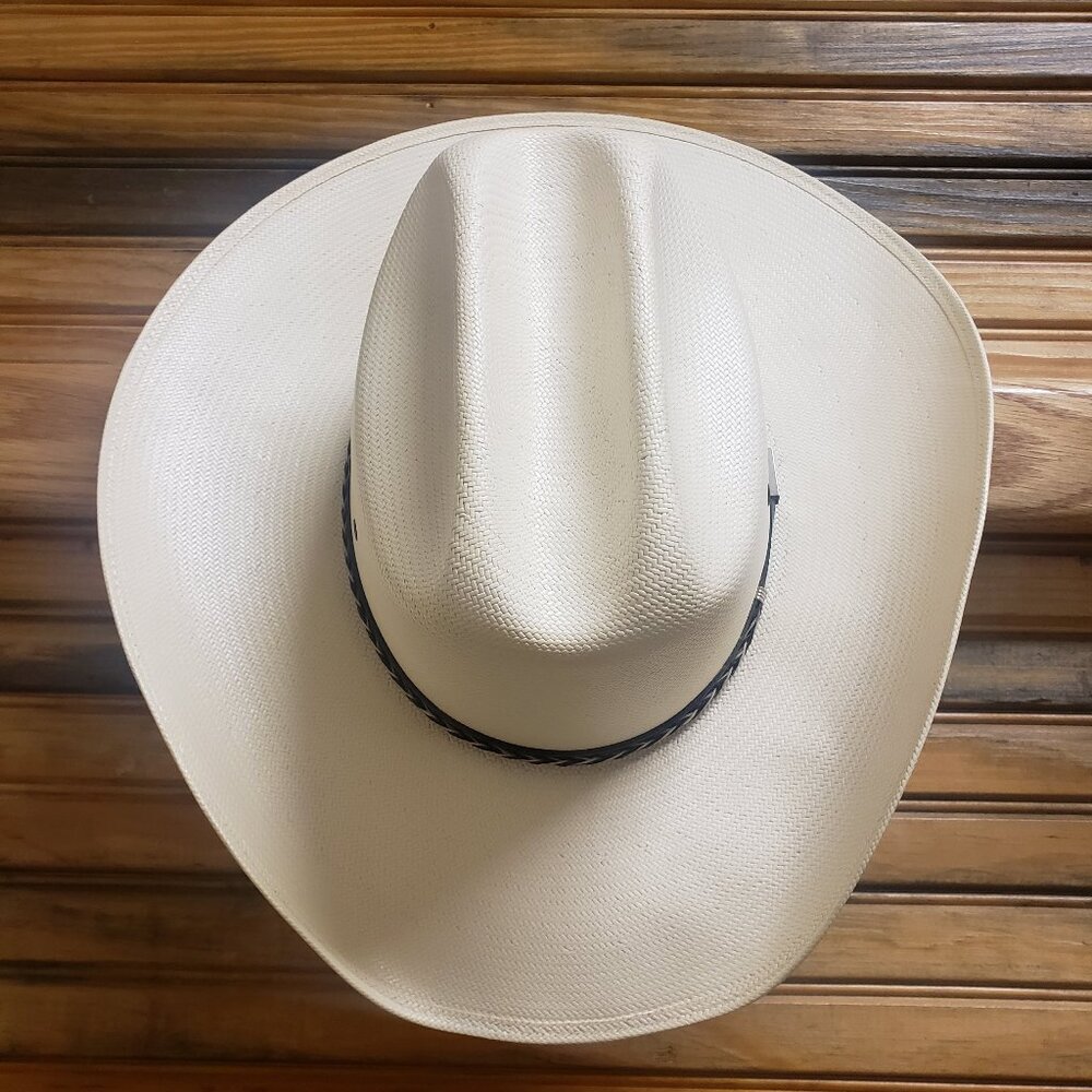 Vintage Resistol Ty Murray Collection Cowboy Western 10X Straw Hat Unisex 7-1/8